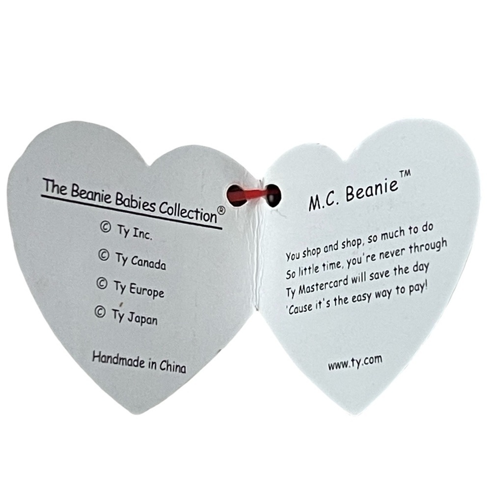 Ty Beanie Babies 2003 Signature Bear 11th Generation Master Card Bear New Tags! - Picture 4 of 6